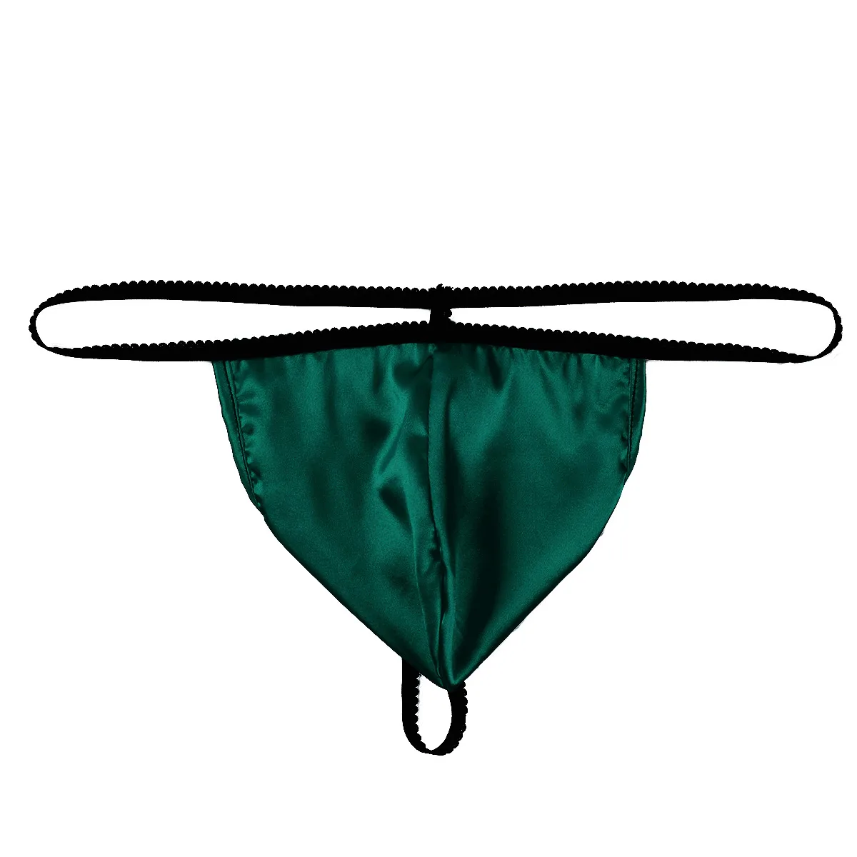 Мужские гладкие шелковистые Трусы стринги нижнее белье атласное трусы с низкой