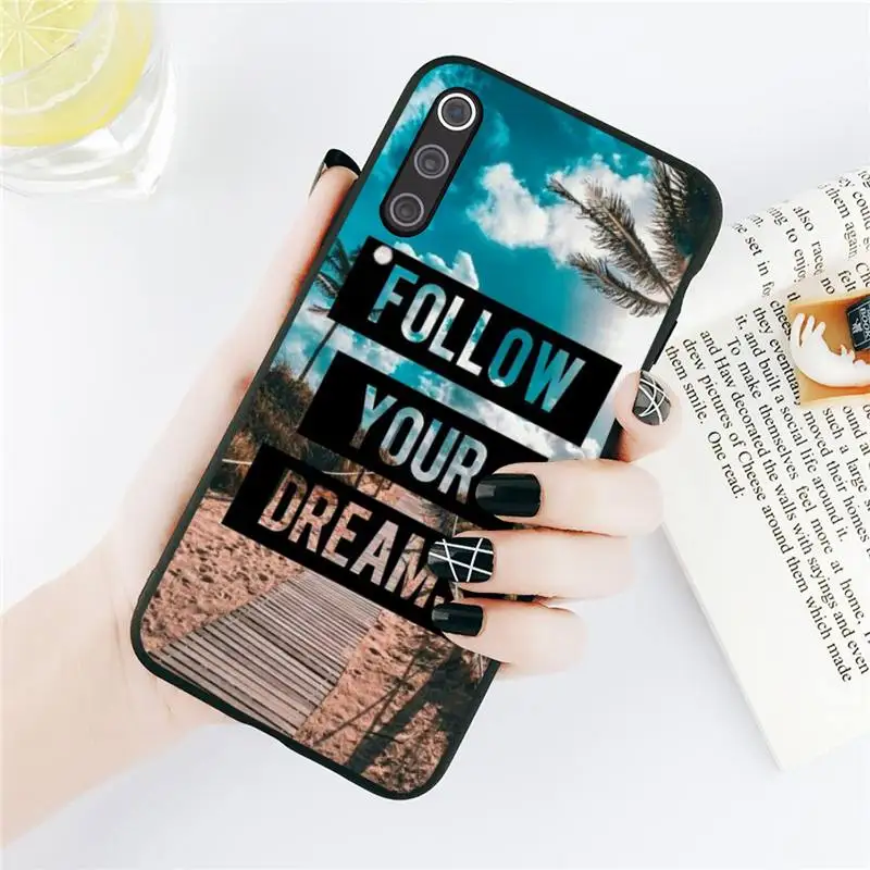 

Travel mountain letter pattern Phone Case For Xiaomi Redmi note 7 8 9 t k30 max3 9 s 10 pro lite Luxury brand shell funda coque