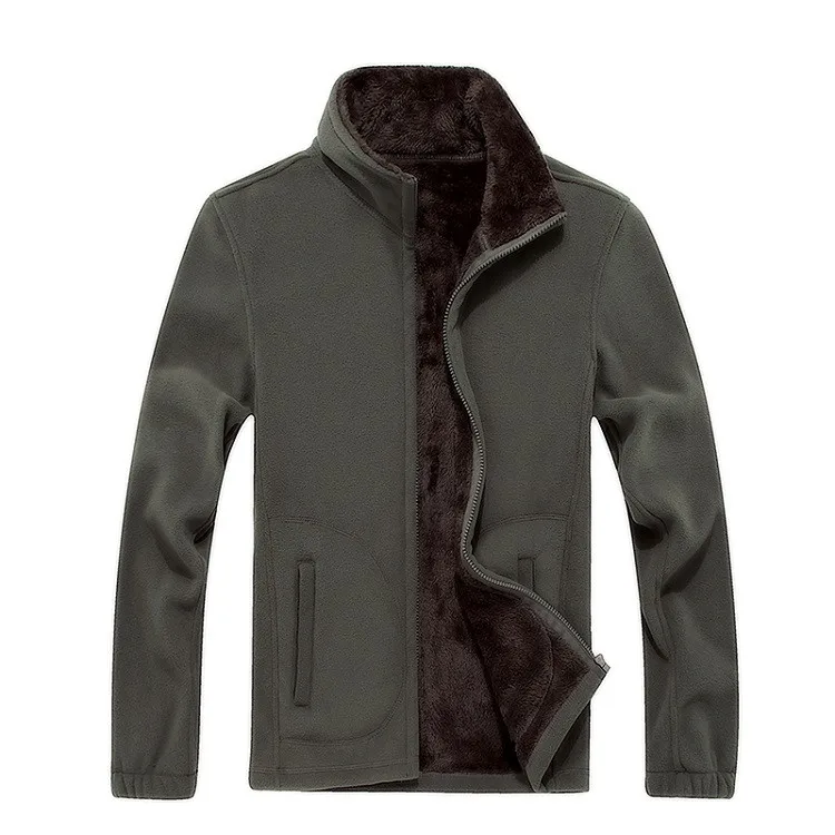 Зимняя мужская однотонная утепленная одежда Chaqueta Hombre мужские флисовые куртки из