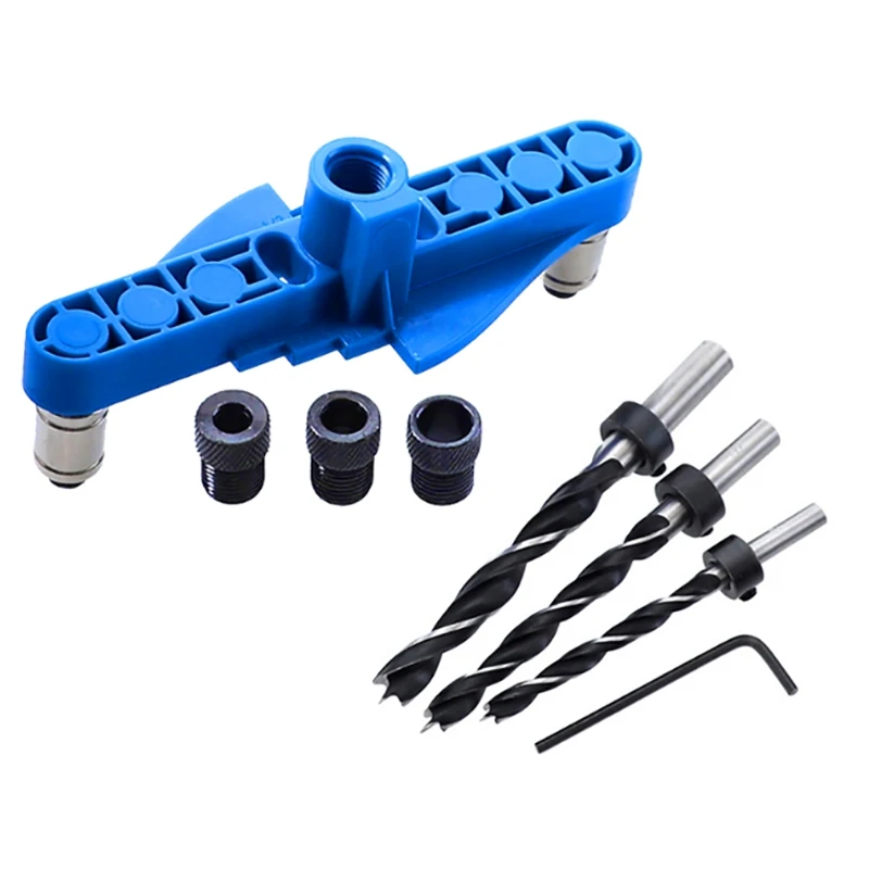 

SHGO HOT-2 in 1 Dowel Jig with Center Scriber Line Offset System for Working Drilling and Marking