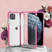 transparent phone case for iphone 12 11 pro max xs max x xr 8 7 6s plus ultra thin clear shockproof protection cover coque