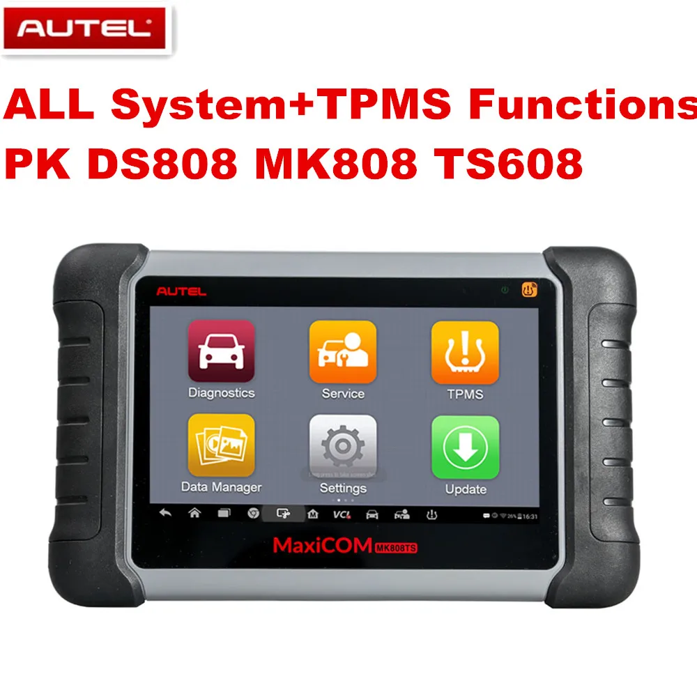Autel MaxiCOM MK808TS as MK808 добавить TS601 TPMS датчик программирования OBD2 автомобильный