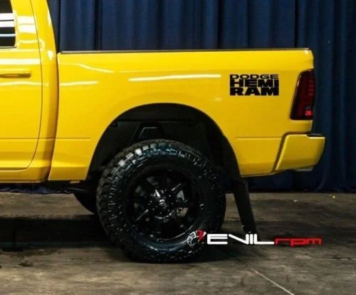 

Для 2 шт./пара Dodge Ram грузовик Кровать Коробка графическая наклейка набор пользовательских логотипов