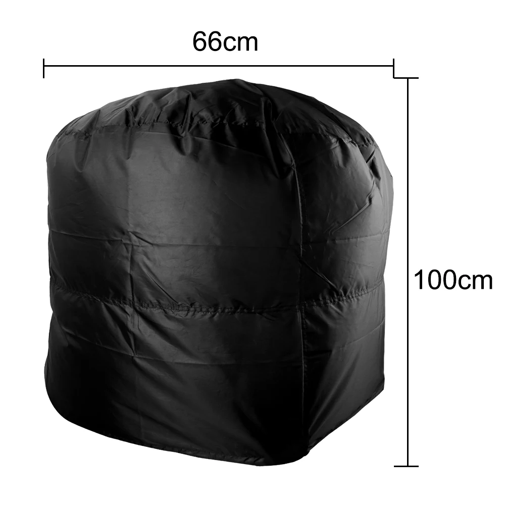 Round BBQ Grill Cover Waterproof Rain Protective Camping Outdoor Barbecue BBQ Cover Grill Cover 77x58cm/80x66x100cm Anti Dust images - 6