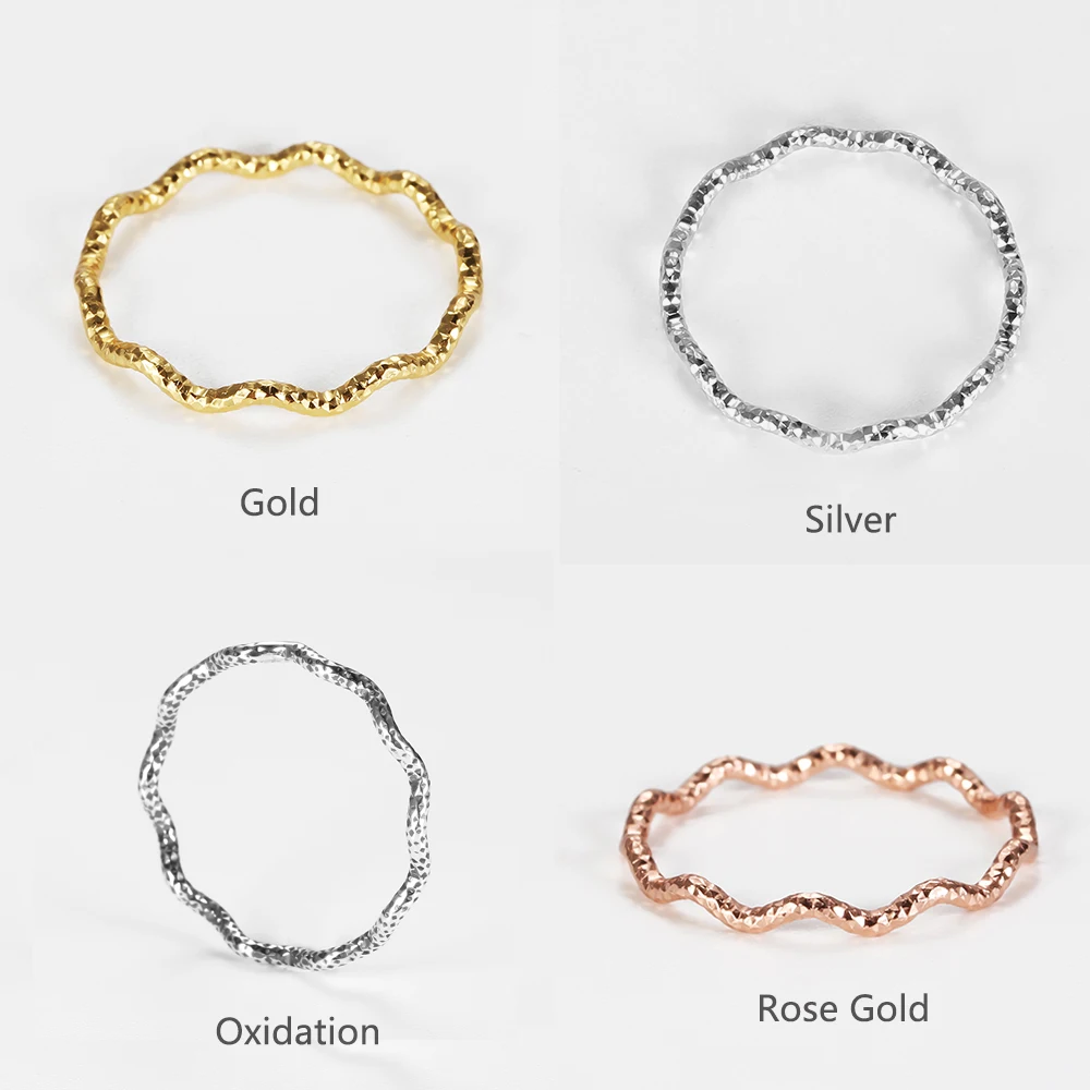 Женское кольцо из серебра 100% пробы с тонкой линией | Украшения и аксессуары