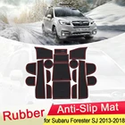Резиновый противоскользящий коврик для Subaru Forester SG SH SJ SK 2013, 2014, 2015, 2016, 2017, 2018, автомобильные аксессуары