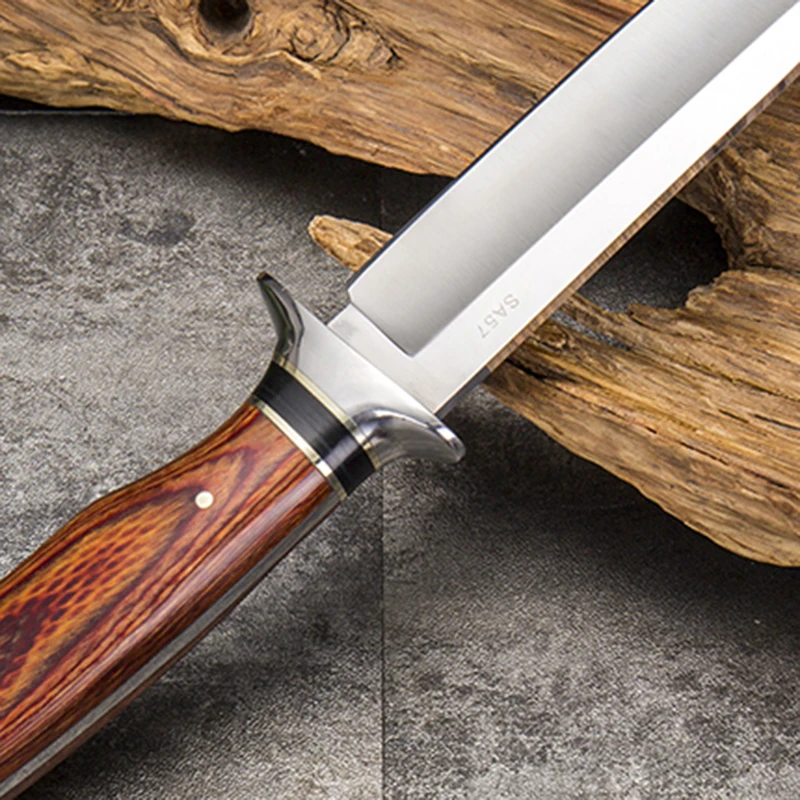 DuoClang высокопрочный нож для выживания на открытом воздухе полный охоты 5Cr13Mov