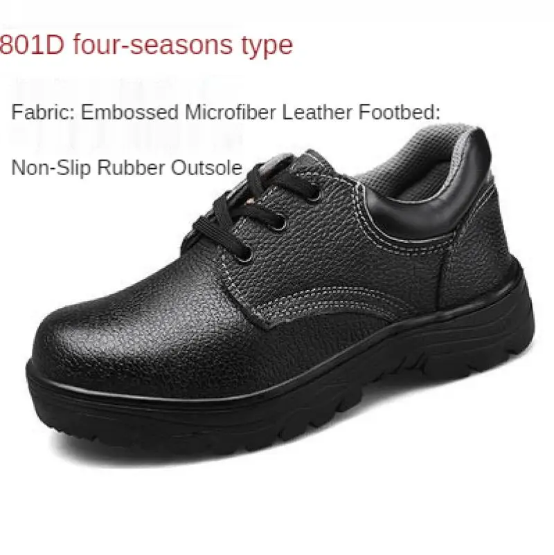 

Anti smashing and anti stabbing safety shoes for labor protection shoes thickened over moving non slip rubber outsole for safety