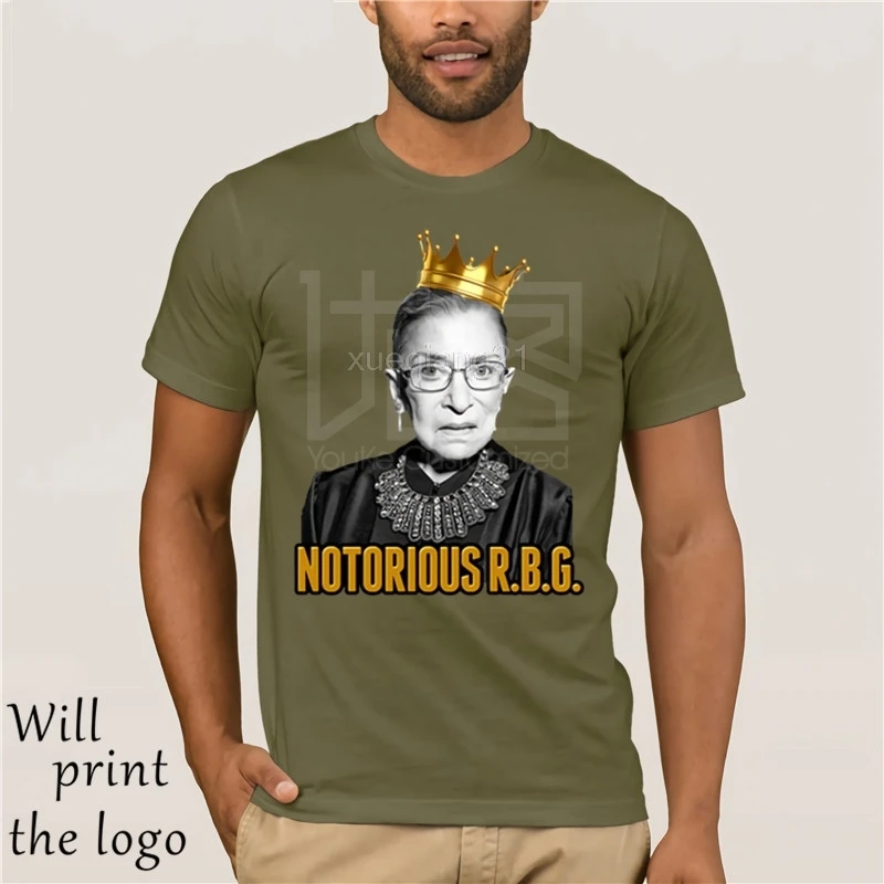 Мужские топы в стиле унисекс Ruth Bader гинсбург мужские модные футболки для клубов -