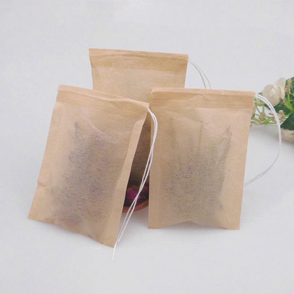 

100pcs Infuser Filter Bag Leaves Coffee Disposable Empty Tea Herb Non-toxic Sterile Infusion Eco-friendly Accessories Spices