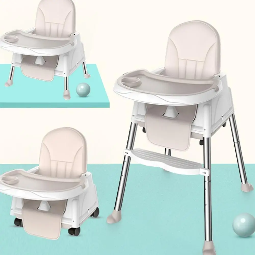 Folding Baby Highchair Kids Chair Dinning High Chair for Children Feeding Baby Table And Chair For Babies Toddler Booster Seat