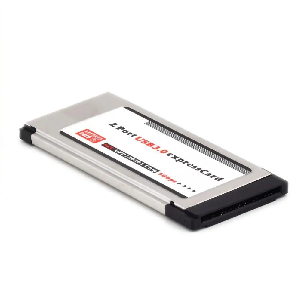 High Full Speed Express Card Expresscard to USB 3.0 2 Port Adapter 34 mm Converter |