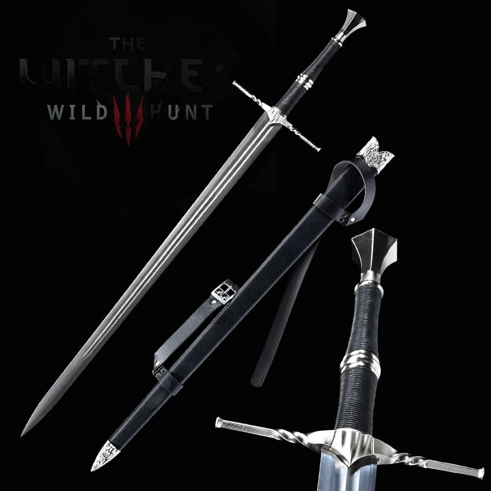 Меч ривия средневековые мечи из нержавеющей стали реальное лезвие без острых