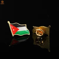 jordan hashemite asia middle east kingdom enamel flag brooch epoxy cowboy lapel pin brooch badge jewelry wholesale
