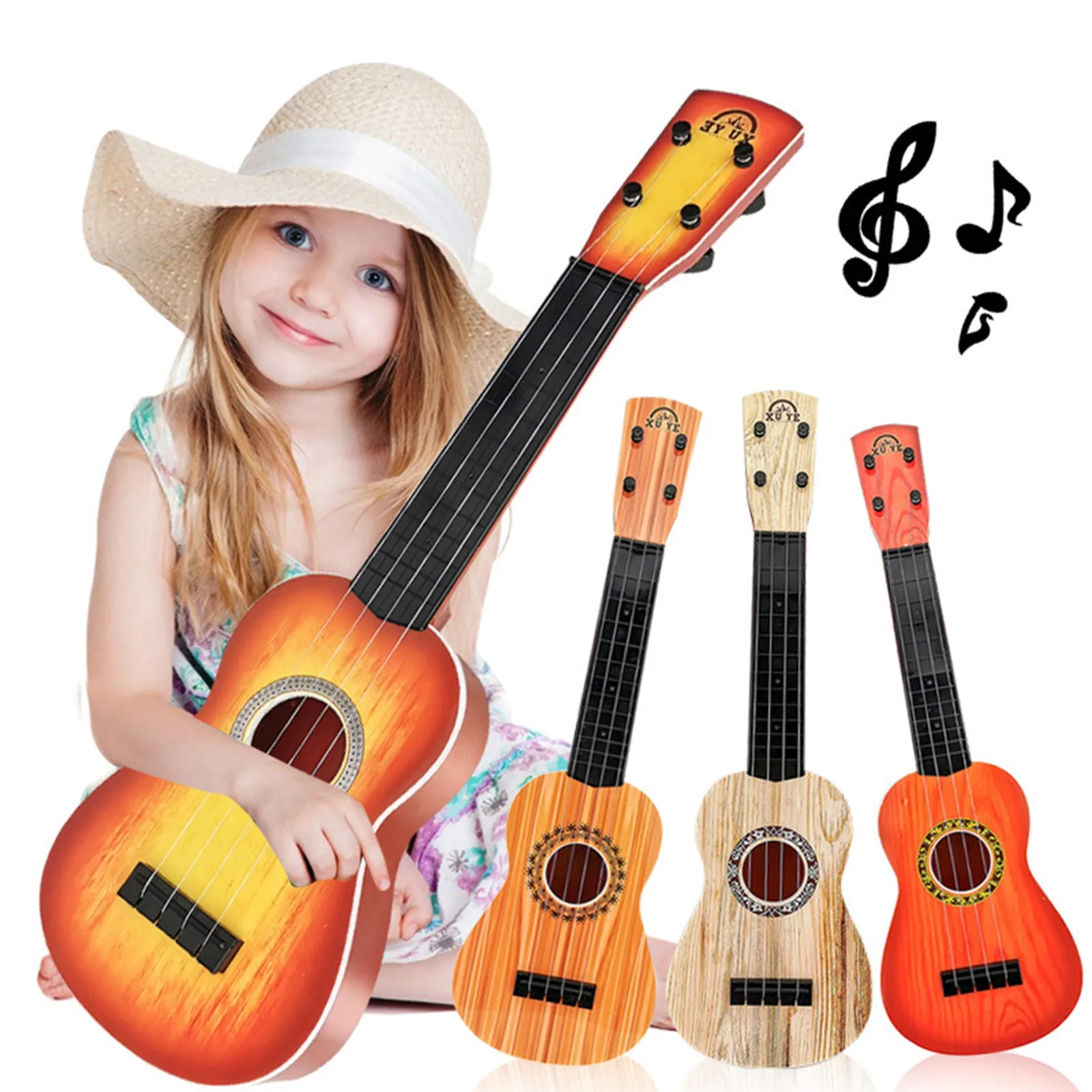 

Suitable For Children Toy Musical Instrument Learning Educational Musical Toys Children's Toy Ukulele Guitar Musical Instrument