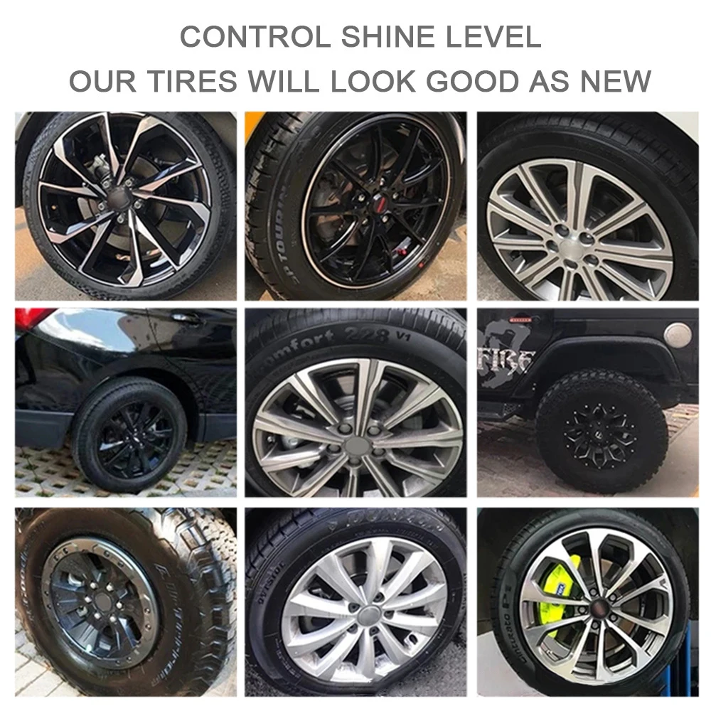 Полировка для автомобильных шин 30 мл аксессуары воска черная резина защита