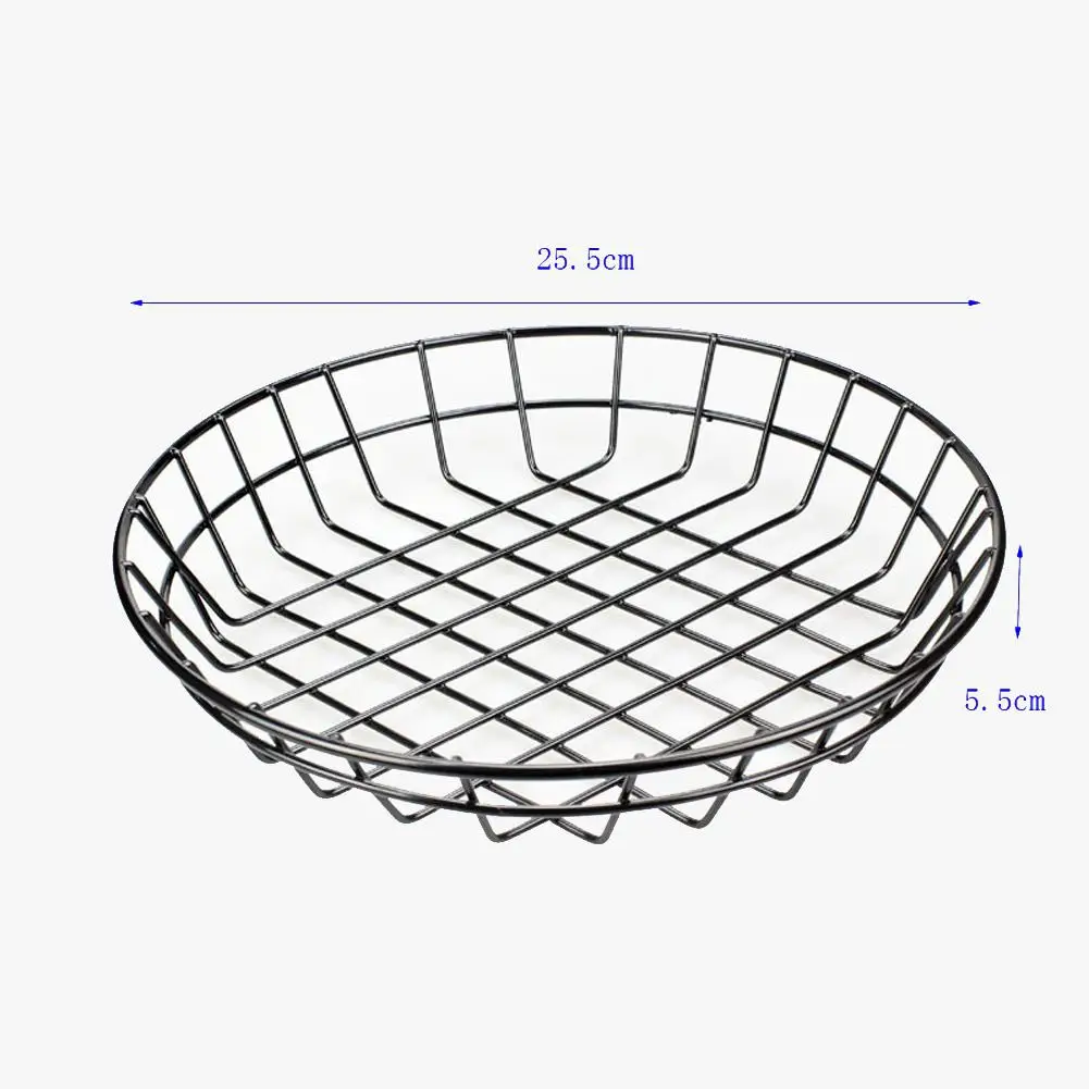 Быстро Еда корзины картофеля фри Органайзер металлическая сетка для фритюра
