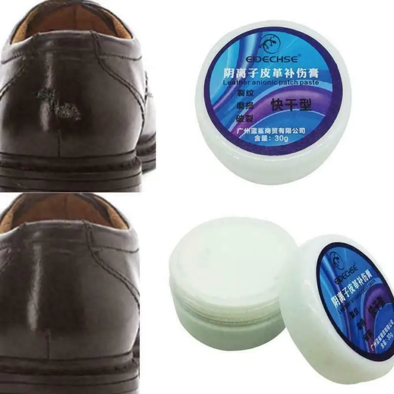 Лак для обуви с белым воском крем-паста кожаной мешок ремонта уход за автомобилем