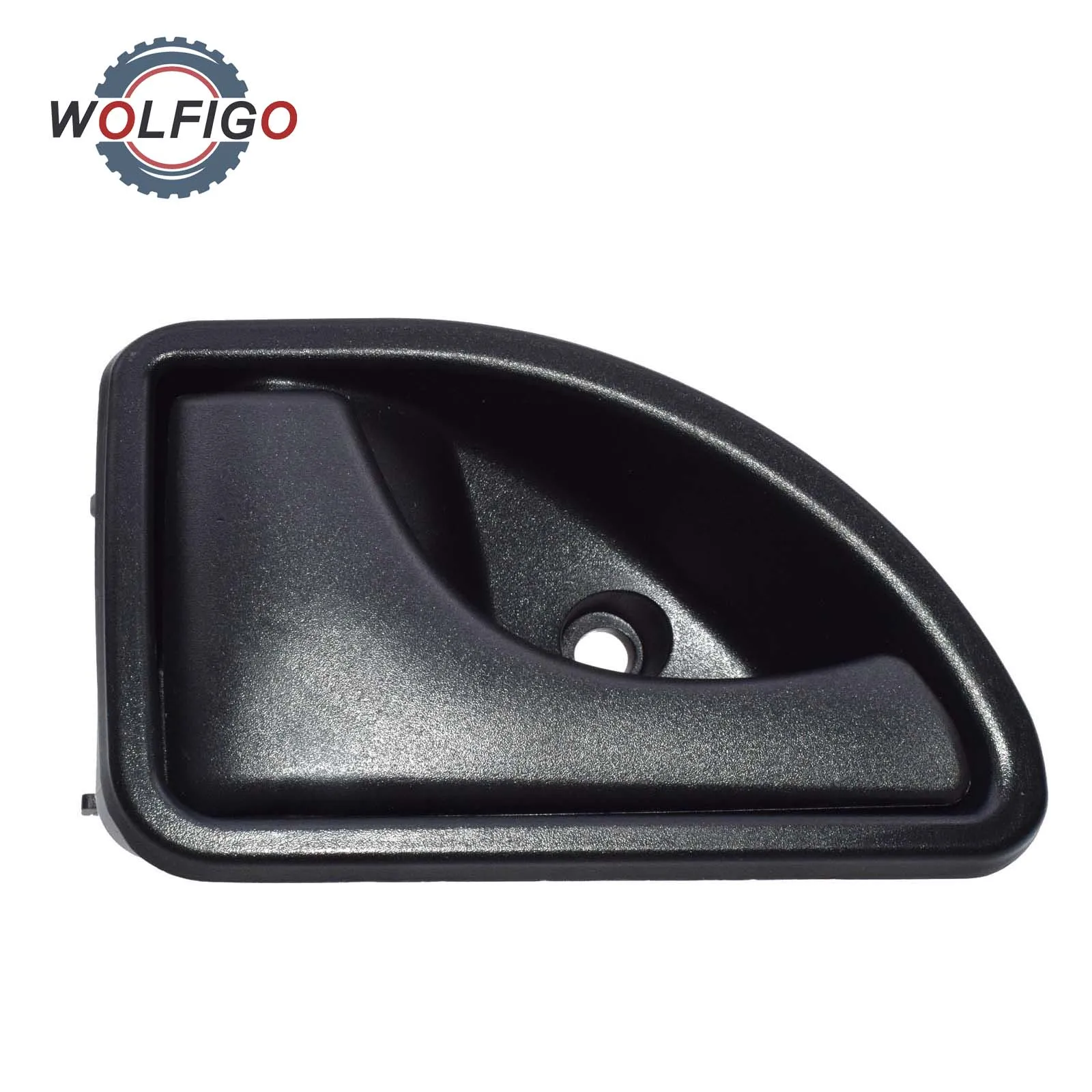Черная передняя левая внутренняя дверная ручка WOLFIGO для Renault Kangoo Twingo 1993-2007 8200247802