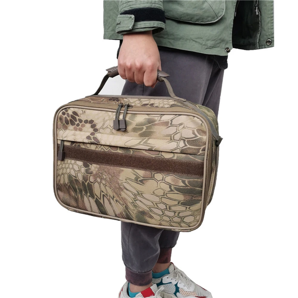 

Сумка для рыболовных снастей, водонепроницаемая сумка из ткани Оксфорд для хранения рыболовных снастей, сумка через плечо, сумка со съемным...