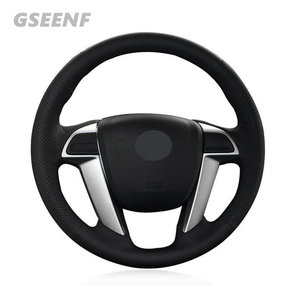

DIY крышка рулевого колеса для Honda Crosstour 2012 Pilot 2009-2015 Odyssey 2011-2017 Accord 8 2008-2012 черная искусственная кожа