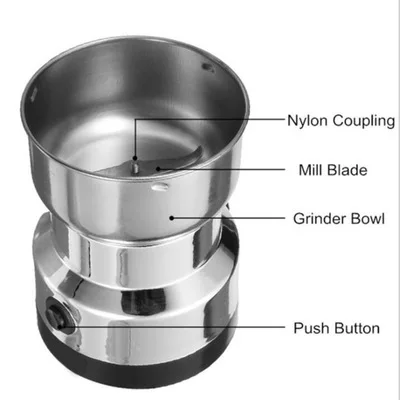 Powerful Grains Spices Portable Electric Grinder Hebals Cereals Coffee Bean Dry Food Mill Grinding Machine | Бытовая техника