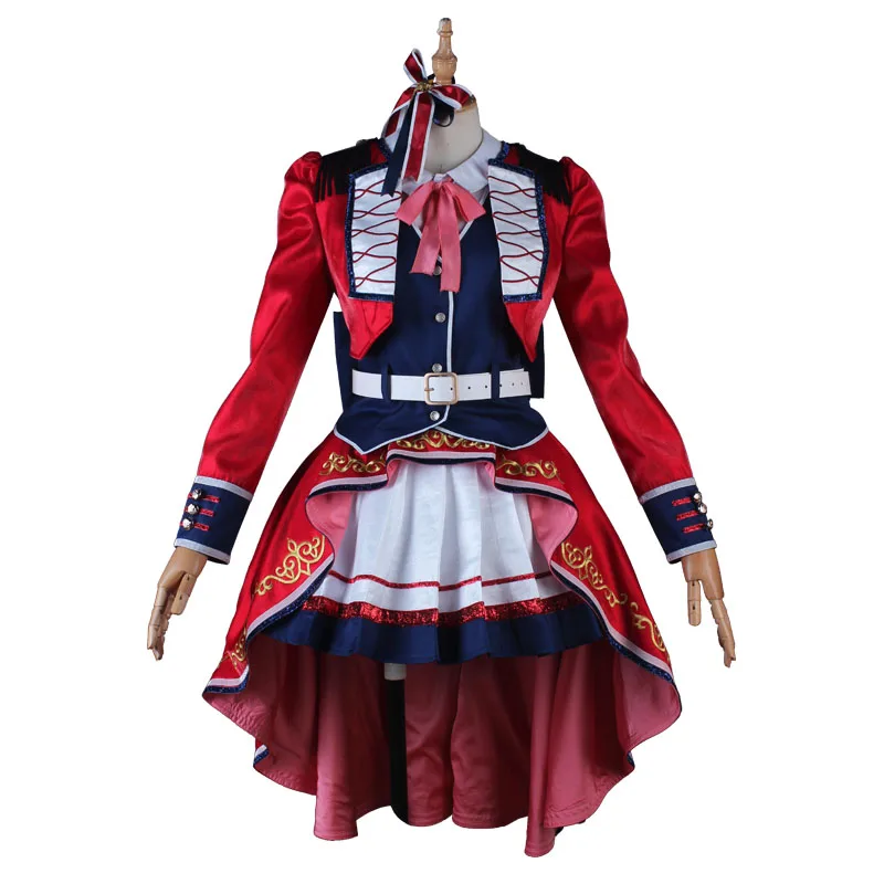 Костюм для косплея Kousaka Honoka из аниме LoveLive мраморное платье выступления в честь