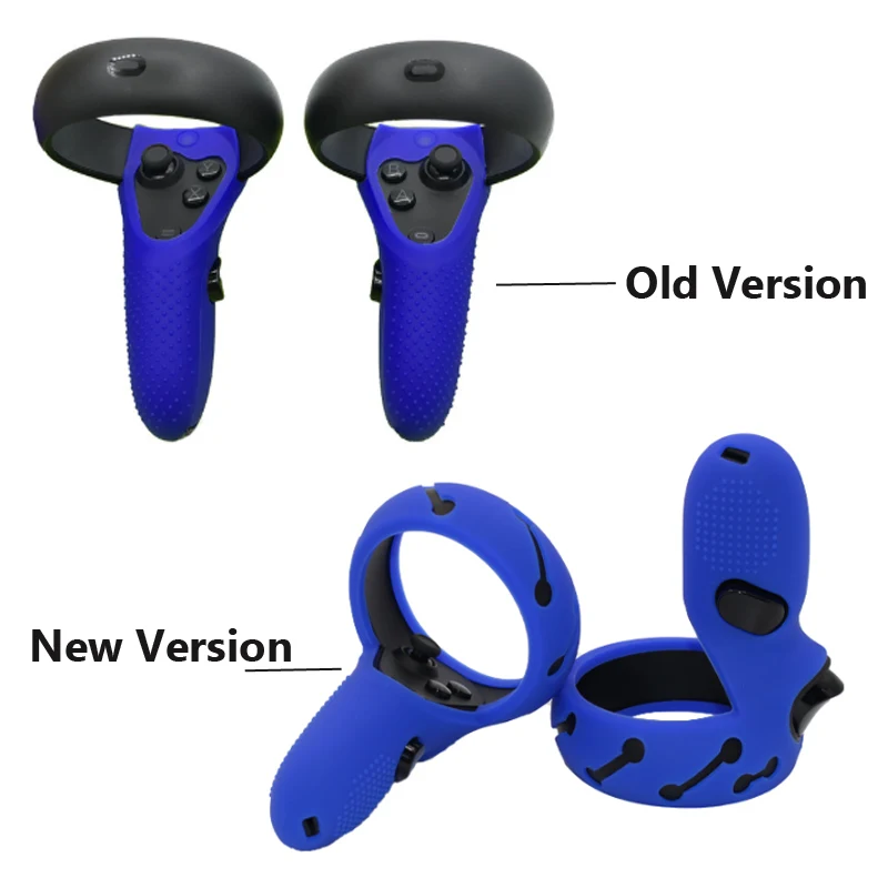 

New Full Protective Sleeve for Oculus Quest/Rift S VR Touch Controller Silicone Cover Skin Handle Grip Knuckle Strap Accessories