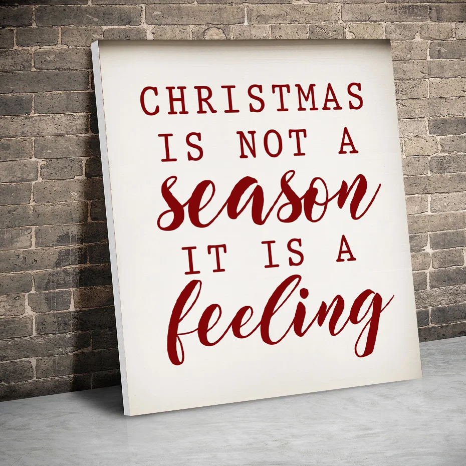 

Framed Christmas Posters Christmas is not a Season Canvas Paintings Wall Art Prints Pictures Kids Room Home Decor Inner Frame