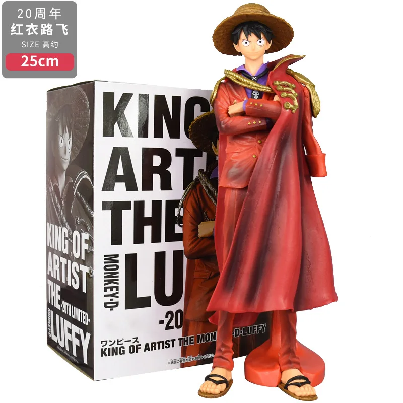 

Фигурка D Luffy из аниме обезьянка в коробке, 25 см, ПВХ фигурка, Коллекционная модель, игрушечные куклы