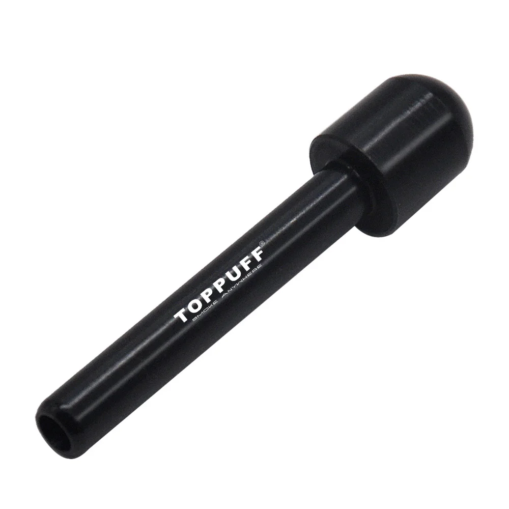 

TOPPUFF Aluminum Alloy Metal Snuff Snorter Dispenser Nasal Tube 70MM Smoking Snuff Straw Sniffer Snorter Nasal Pipe Pocket Size