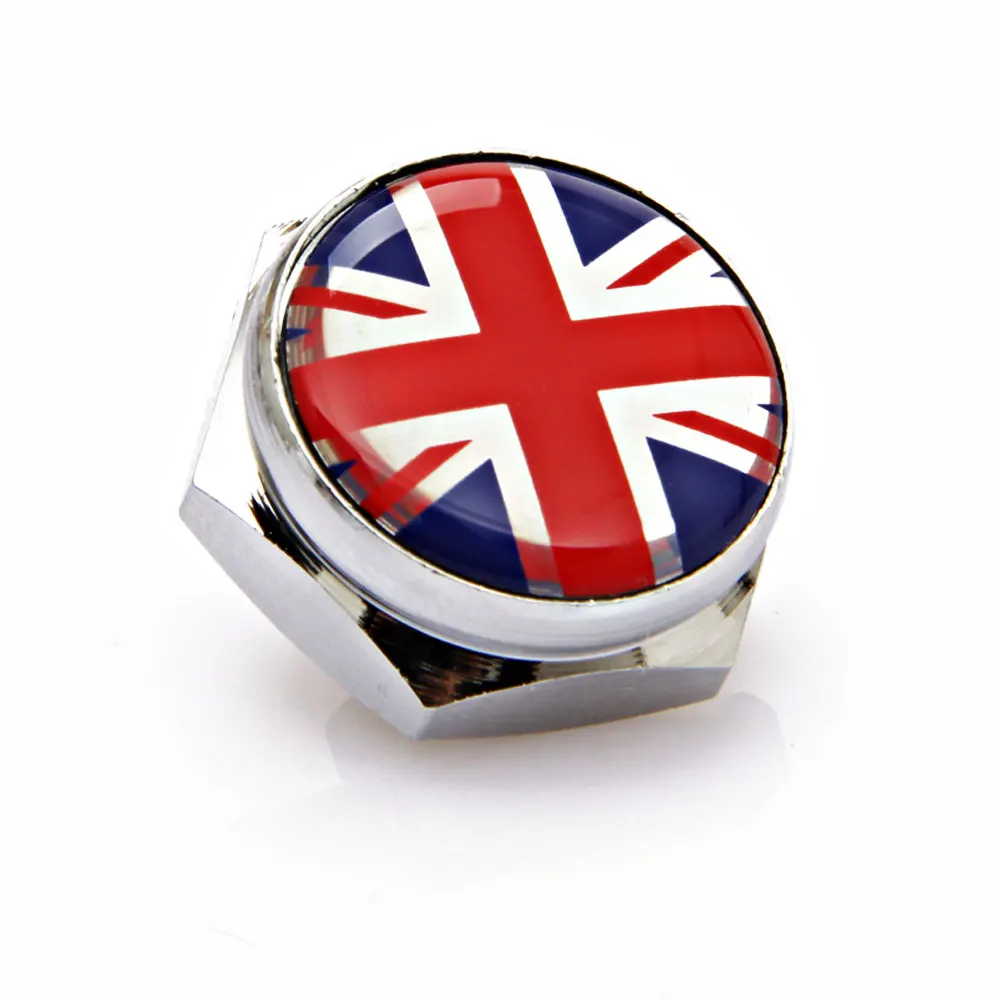 DSYCAR 1 комплект хромированные металлические винты с силиконовой поверхностью в