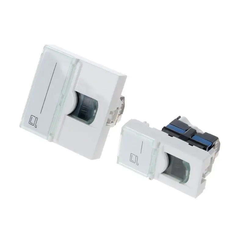 Информационный сетевой модуль CAT6 разъем RJ45 8P8C переходник Keystone Jack стандартная