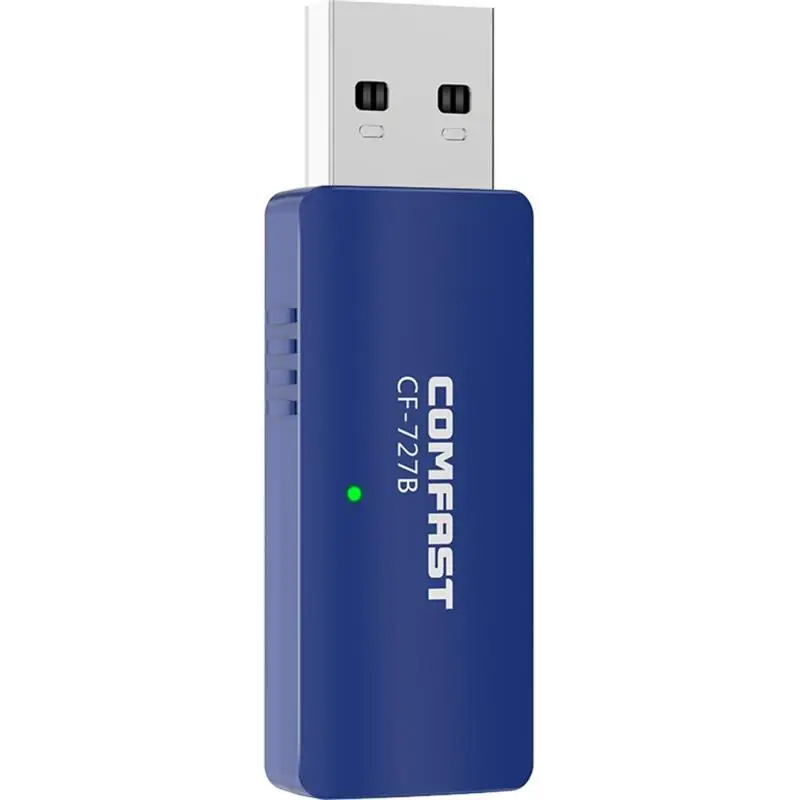 

727B 5,8 ГГц 2,4 ГГц двухдиапазонный USB беспроводной адаптер 1200 м Wi-Fi Bluetooth сетевая карта 2 в 1 USB Компьютерный передатчик приемник