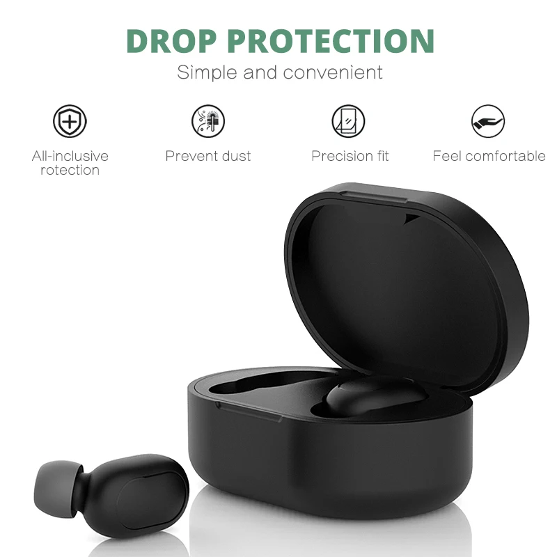 Новое поступление силиконовый защитный чехол для наушников Xiaomi Redmi Airdot TWS Bluetooth
