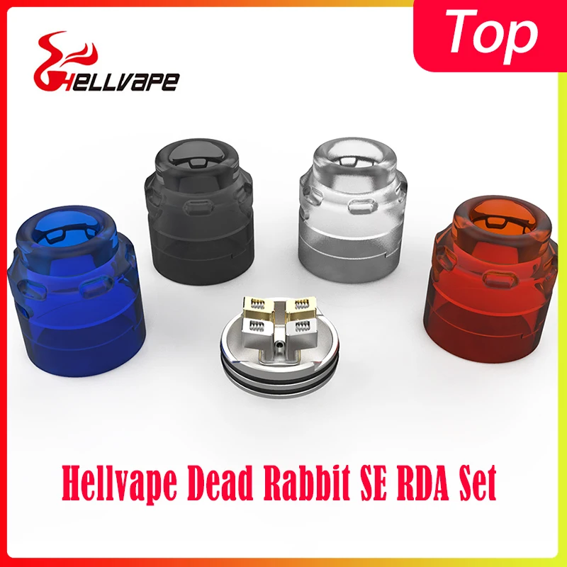 Hellvape Dead Rabbit SE RDA набор с четырехпозиционной колодкой и мертвой кроликом V2 шапка