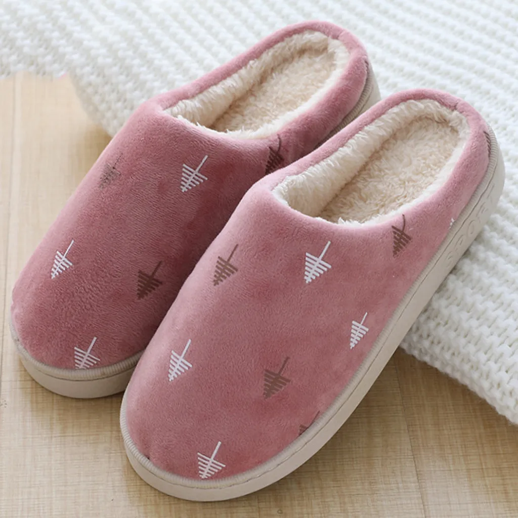 Мягкие плюшевые домашние тапочки для женщин и мужчин домашняя хлопковая обувь