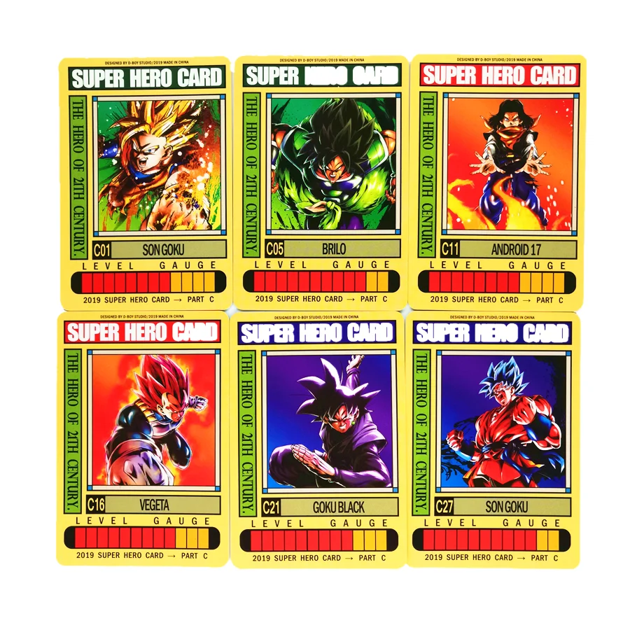 27pcs/set Super Saiyan Dragon Ball Z Ink Relief Heroes Battle Card Ultra Instinct Goku Vegeta Game Collection Cards - купить по