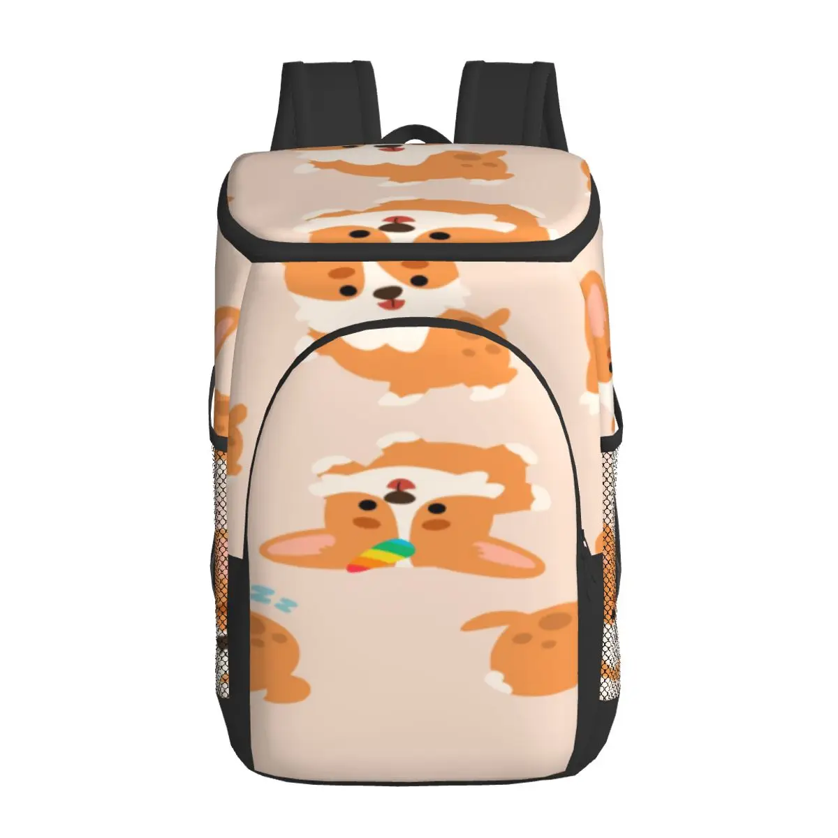 thermal backpack kawaii dog unicorn character waterproof cooler bag large insulated bag picnic cooler backpack refrigerator bag free global shipping