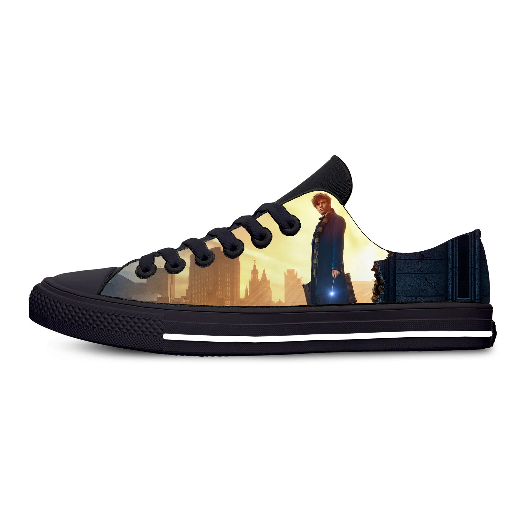 2019 Hot Cool Vogue Summer Casual Shoes Handiness Sneakers 3D Print Movie For Men Women Fantastic Beasts and Where to Find Them | Обувь