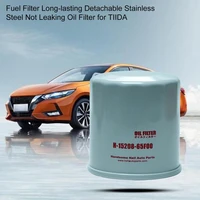 60 dropshippingfuel filter long lasting detachable stainless steel not leaking oil filter 15208 65f00 for tiida