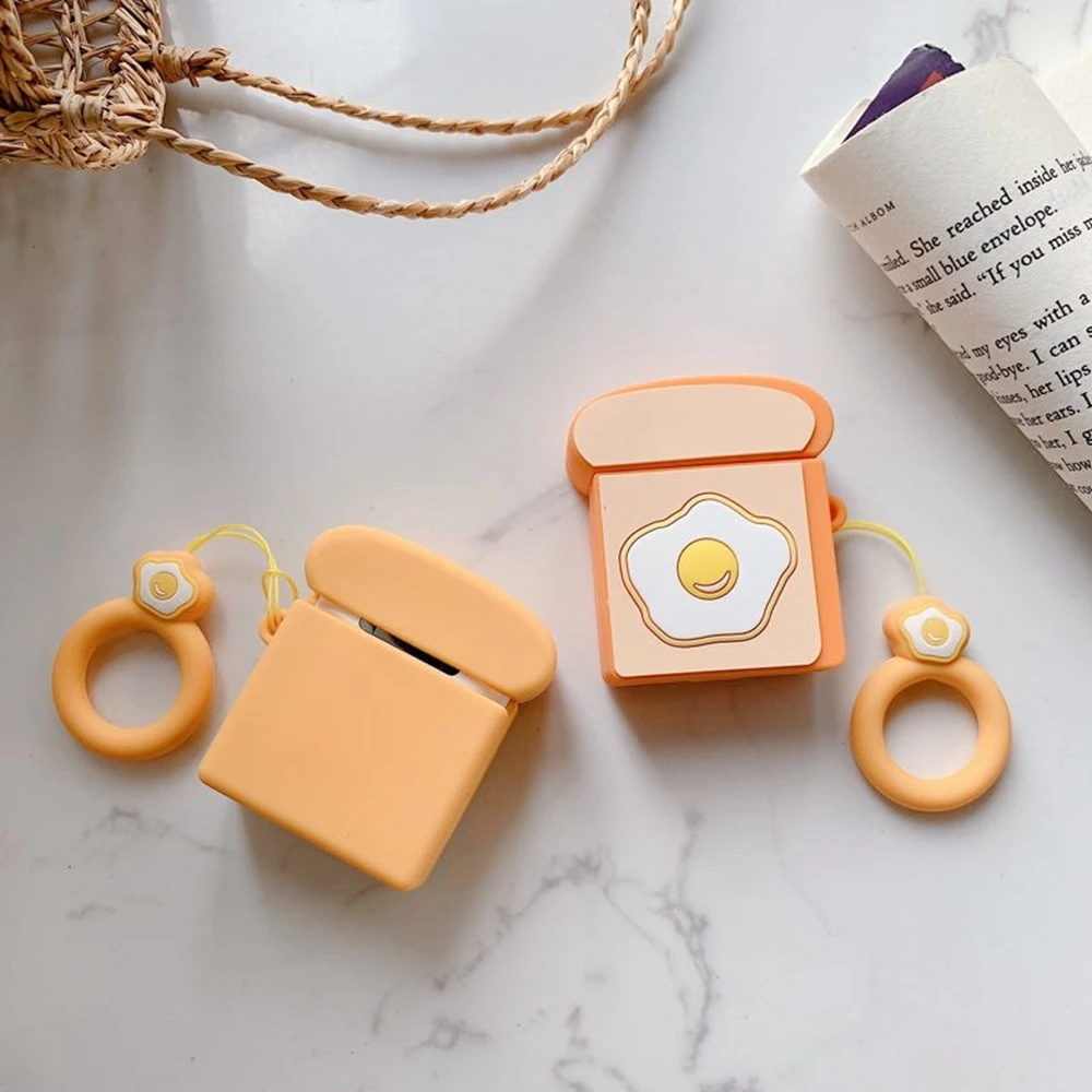 Мультяшный арбуз жемчужный молочный чай яйцо милый для Airpod чехол Silione мягкий Bluetooth протектор для наушников Анти-осенний чехол для Airpods