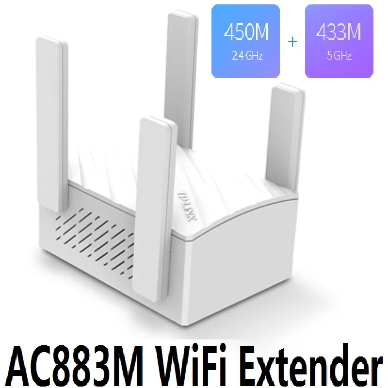 4 антенны 2 + Wi Fi 5 ГГц 11ac 883 Мбит/с Беспроводной расширитель повторитель AP Повышение