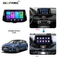 for hyundai i30 2017 2 din car radio android multimedia player gps navigation ips screen dsp 9 inch
