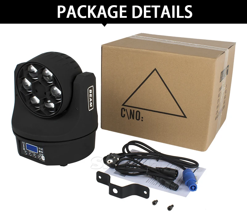 Светодиодный луч+ мыть шесть глаза пчел 6x15 Вт RGBW DMX512 сценический эффект освещение для DJ диско День Рождения Вечеринка танцпол ночной клуб свадьба