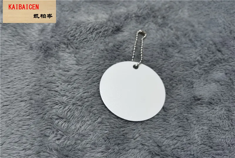 Бесплатная доставка 50 шт./лот пустые сублимационные металлические подвесные