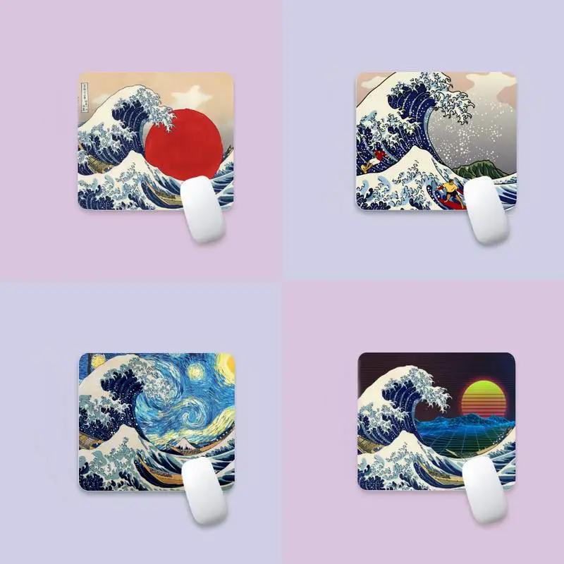 

Great Wave Off Comfort Mouse Mat Gaming Mousepad Edge Native Rubber Special Game Mouse Pad Polyethylene Table Mat Non Slip