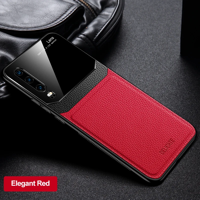 Чехол для телефона для huawei P30 Pro, чехол, модный органический Поликарбонат, зернистая кожа, с узором, Fundas для huawei P30 P20 Pro Lite, чехол