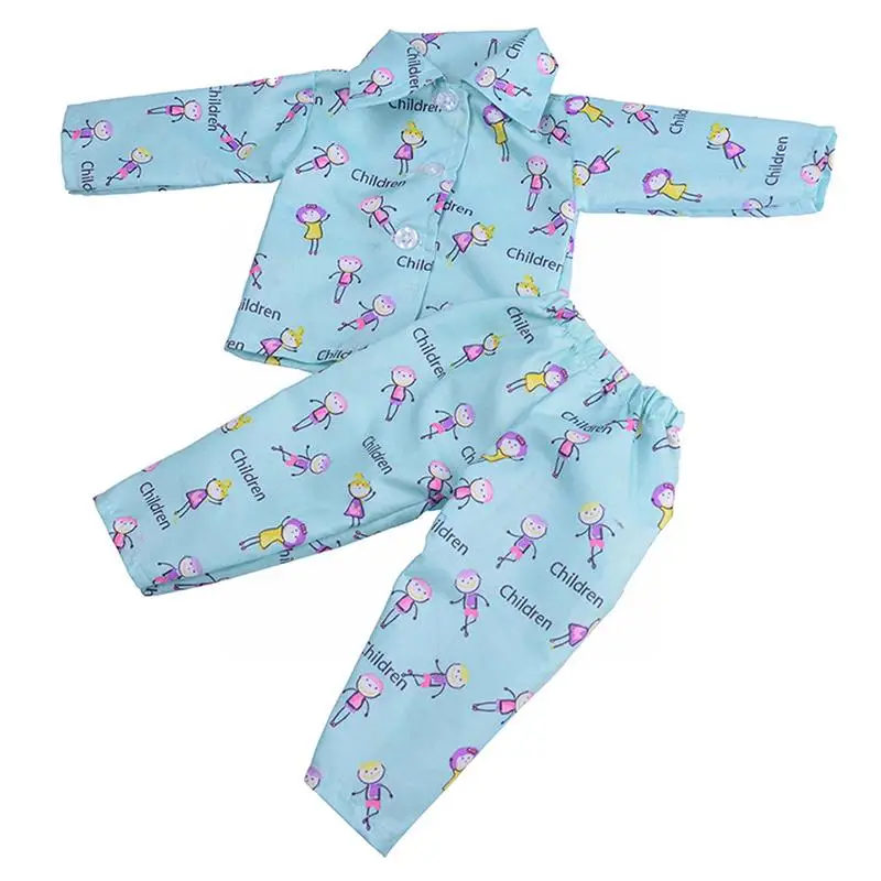

1pcs Dolls Clothes Girl Handmade DIY Toy Birthday Christmas Random Inch Fashion Dolls Fit Sleepwear Accessories Color For 18 E7K