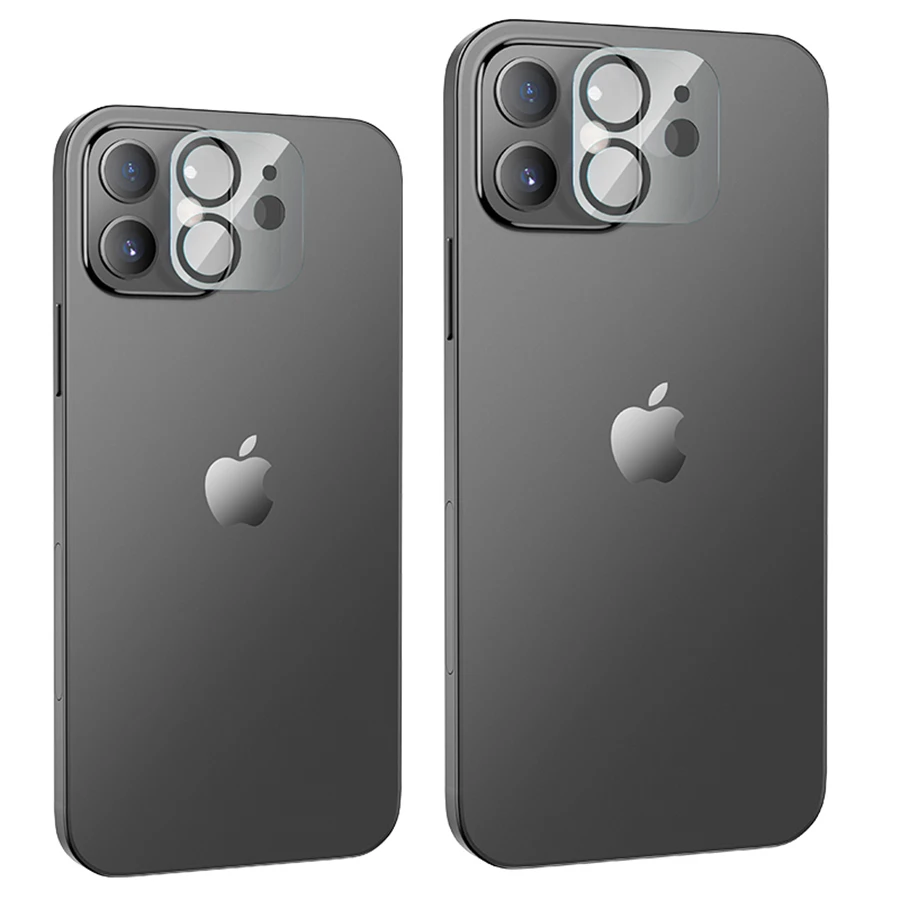 Lente da Câmera Filme para o Iphone Conjunto de Filme 3 em 1 Magnético + 9h Hoco Case Vidro Temperado Pro Max Mini Claro Traseiro Capa Frente 12 11 para o iphone 12 pro max 12